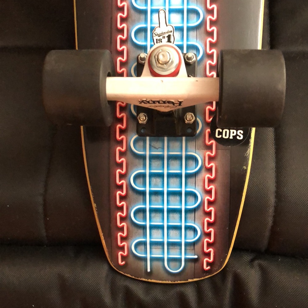 Vintage Special Edition Krooked Zip Zinger Nano Neon Skateboard. NWT - Picture 5 of 12